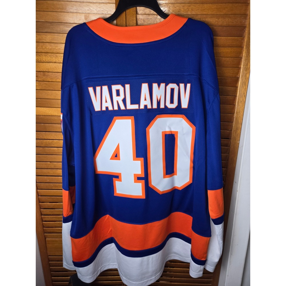 New York Islanders Fanatics Breakaway Varlamov Home Jersey Mens 2XL - Picture 6 of 7